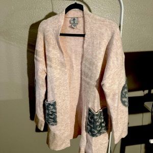 Pink Large Cardigan